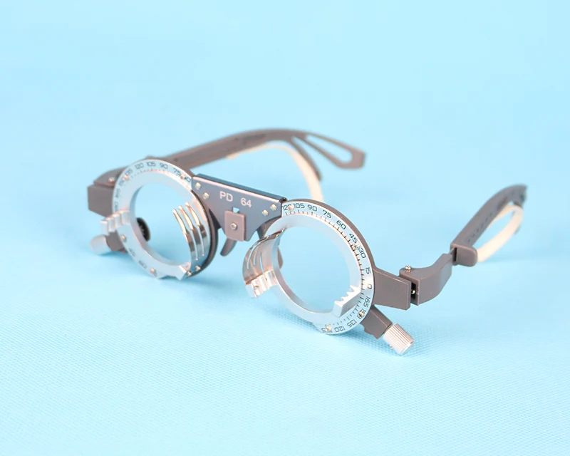 New Optics Trial Frame Grey Color Ophthalmic Tools Optional PD 52 54 56 58 60 62 64 66 68 70
