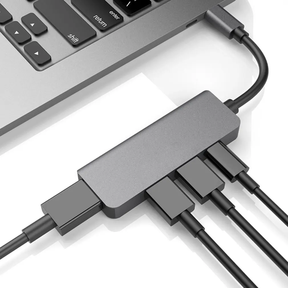 Type-C к HDMI Usb четыре в одном док-станция Мощность PD Tv проектор многофункциональный 4K конвертер внешние аксессуары