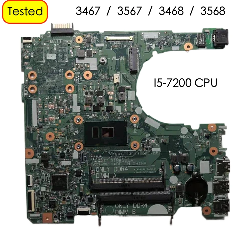 

CN-0DKK57 0D71DF For Dell Vostro 3467 3567 3468 3568 laptop Motherboard 15341-1
