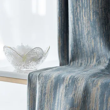 

Luxury Blackout Curtains For Living Room Vintage Bronzing Thick Heavy Fabric Jacquard Embossed Velvet Window Drapes js235C