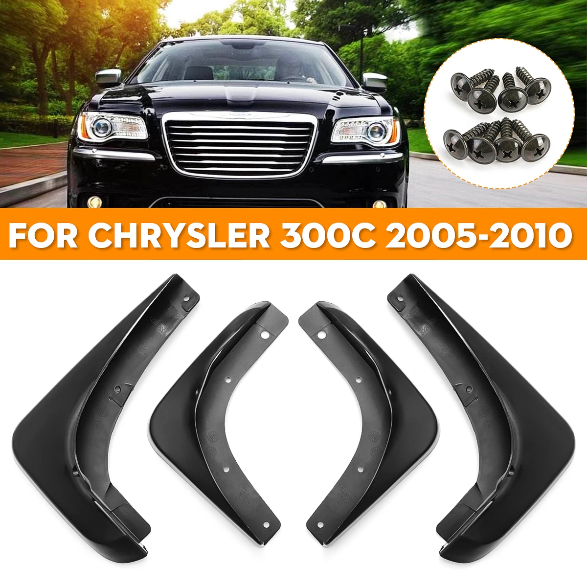 Автомобильные Брызговики для крыла аксессуары для Chrysler 300C 300 C 2005-2010