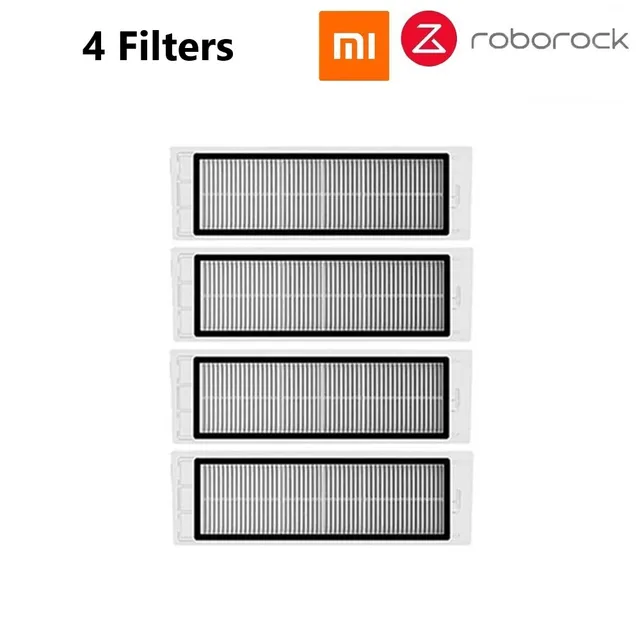 Xiaomi 1 1S Roborock S5 S6 MAX S6 Pure Accessories Vacuum Cleaner Parts Washable Mop Cloth HEPA Filter Main Brush Side Brush 4pcs