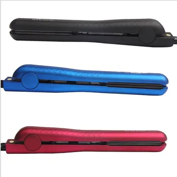 

Mini Flat Iron Small Lightweight & Portable Travel Size Straightening Iron Quick & Easy Hair Design Enhancement for Women Men