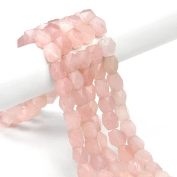 

Wholesale Natural Gem Stone beads Pink Jades Beads For Jewelry Making Handmade Diy Bracelet Irregular Spacer Loose Beads