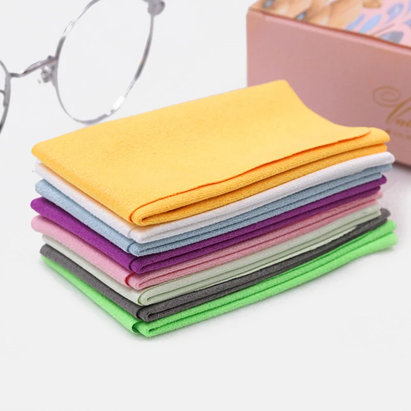 5 pcs/lots High Quality Microfiber Glasses Cleaning Cloth For Lens Chamois Glasses Cleaner Phone Screen Eyewear Cleaning Wipes