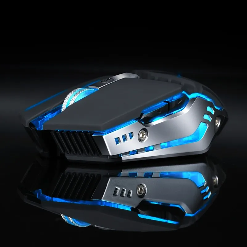 7 Color Breathing Light Wireless Gaming Mouse Optical Travel Mice With USB Receiver For Notebook/PC/Laptop/Computer