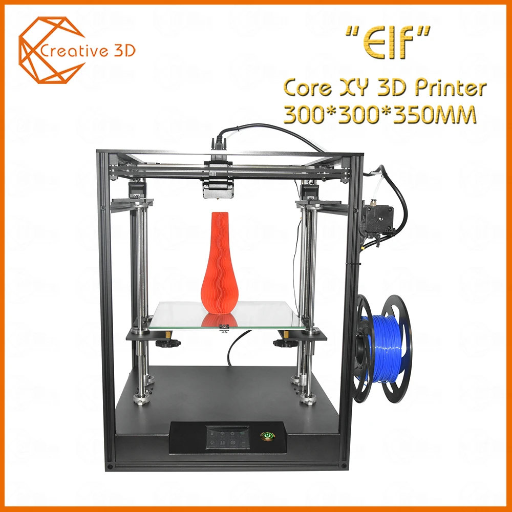 

Creative3D CoreXY structure Elf 3D printer,High-precision Aluminium Profile Frame Big Area Kit Dual Z-Axis Automatic Return