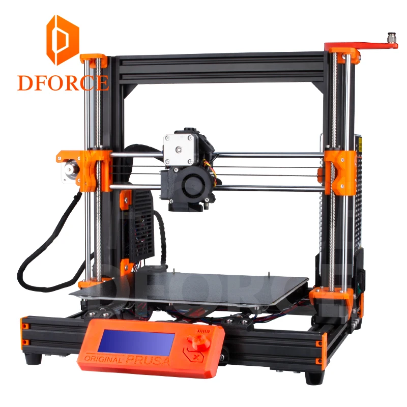 DFORCE клонированный Prusa I3 MK3S медведь полный комплект(исключая Einsy-Rambo платы) 3D принтер DIY медведь MK3S(PETG материал