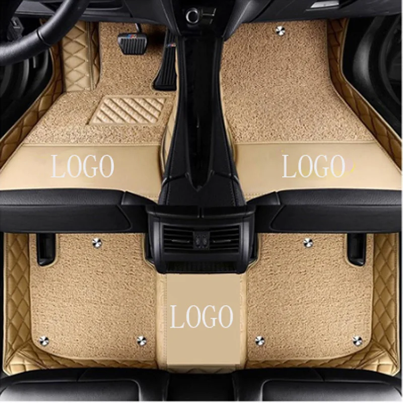 Автомобильные коврики для Volvo S40 2012 2011 2010 2009 2008 2007 2006 кожаные индивидуальный стиль