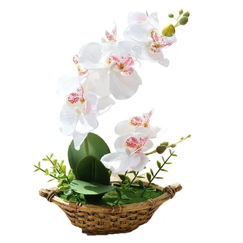 

Artificial Potted Flowers Simulated Moth Orchid Fake Flowers Fake Plant Bonsai Festival Home Party Garden Wedding Decorations