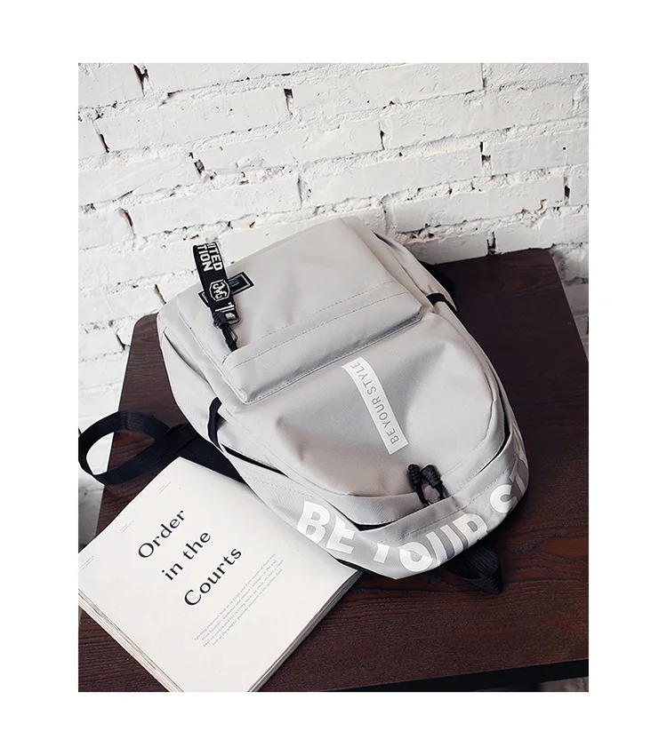 Школьный рюкзак mochilas escolares холщовый большой емкости для студентов средней школы дикий маленький необычный Рюкзак Школьная Сумка