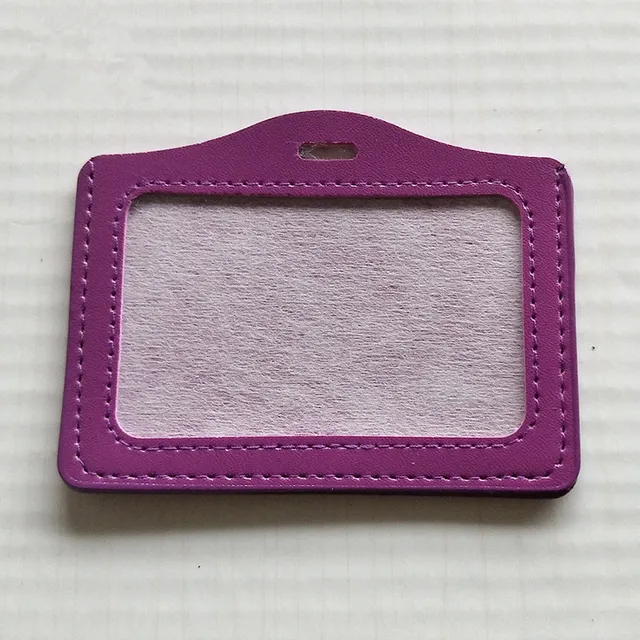 Cute Card Cover Clip New Design Silicone Retractable Student Nurse Badge Reel Clip Cartoon ID Card Badge Holder accessories Purple