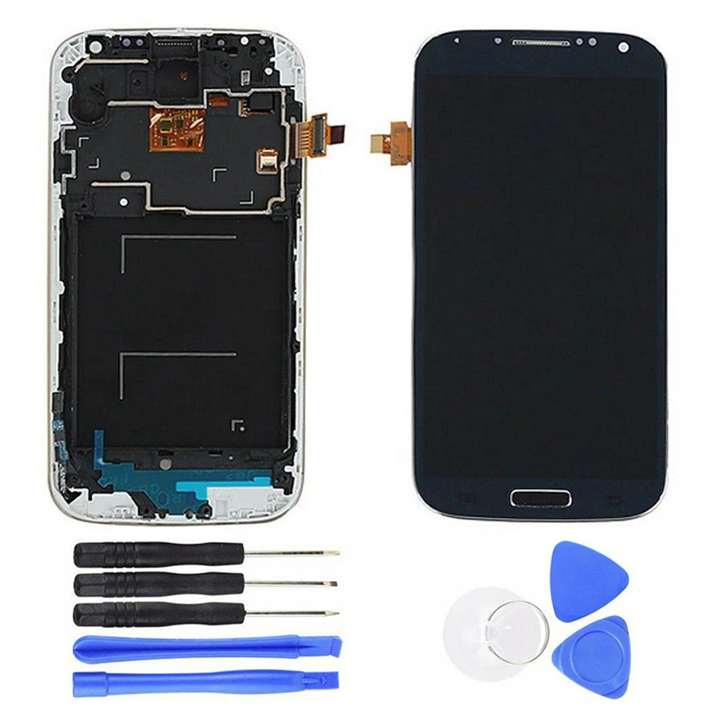Replacement LCD Screen Display Digitizer Assembly With Brightness Control Digitizer for Samsung Galaxy S4 i9505 with Tools