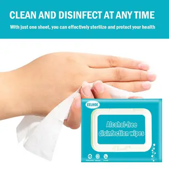 

Clean bacteriostatic wipes 80 pumps disposable sanitary convenient and effective cleaning achohol-free disinfection wipes