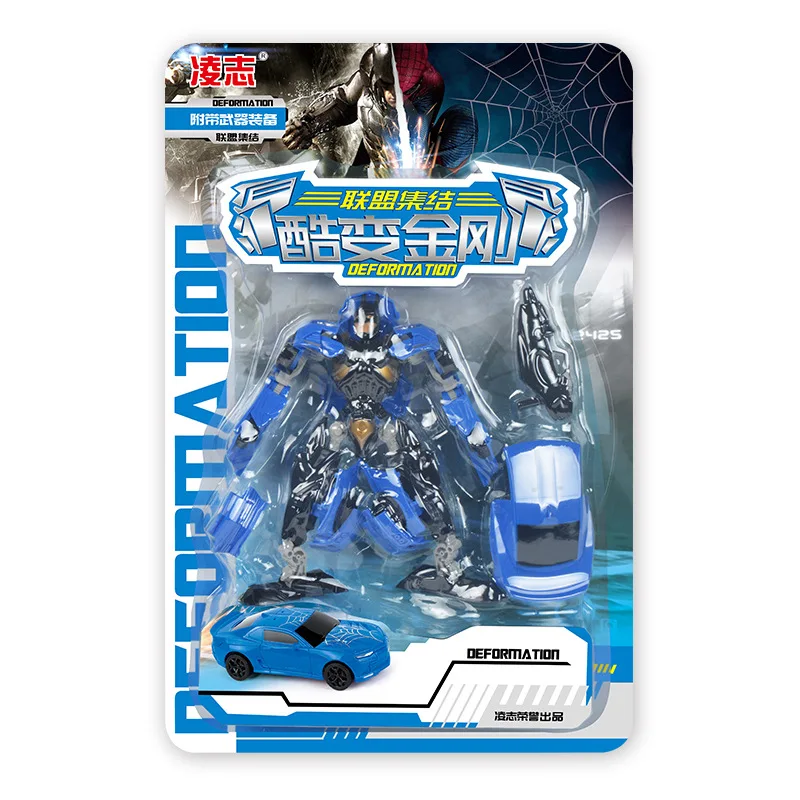 

Children Boy Toy Transformation Car Model Transformation Assembled Robot Building Blocks Series Combination 3598