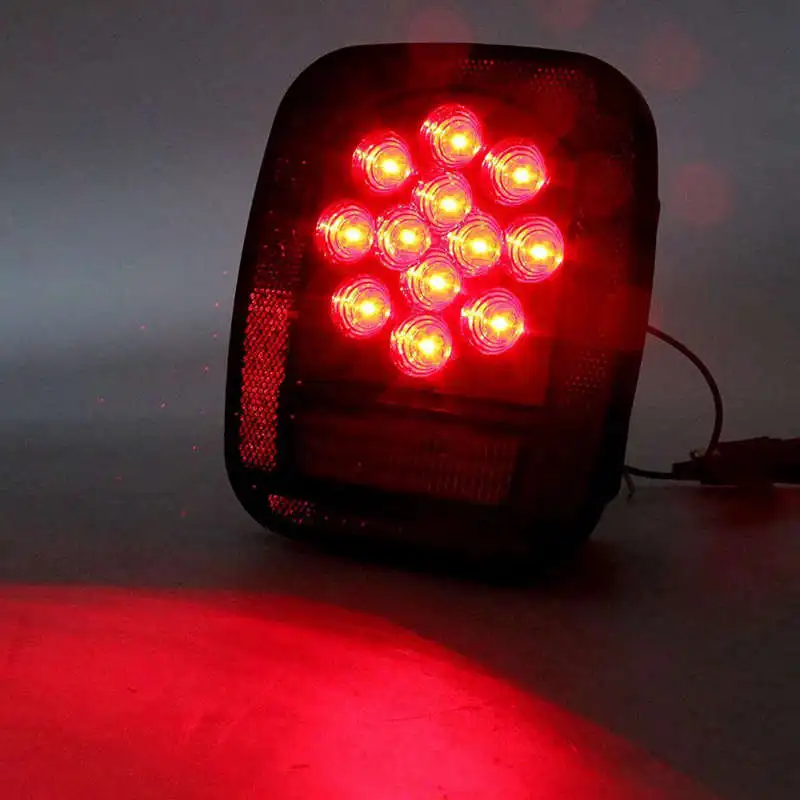 2 х Красный/Белый 39Led стоп-поворот шпильки назад/Обратный Свет лицензии для грузовика прицепа лодки для Rv Jeep Tj Cj Yj Jk