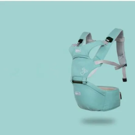 Зеленый Эргономичный слинг рюкзак Hipseat для новорожденных и предотвращения o-типа ног слинг кенгуру - Цвет: Зеленый