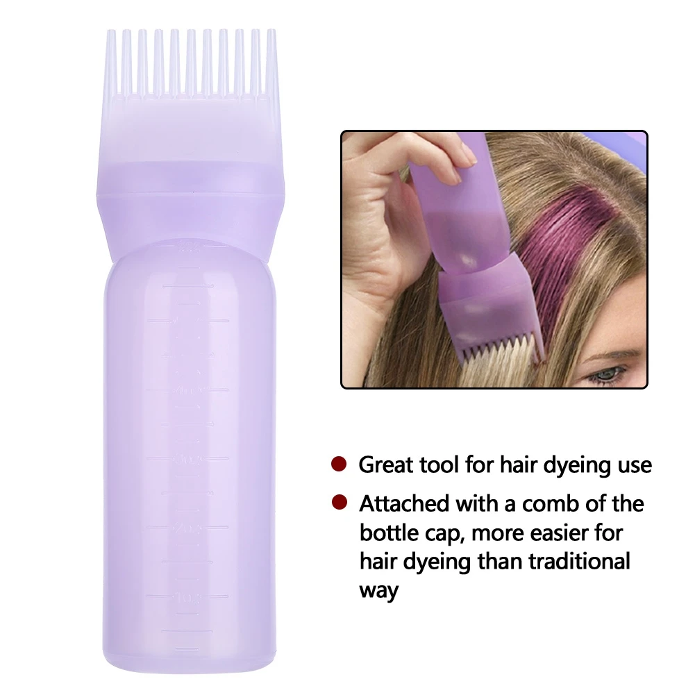 Профессиональный салон для мытья волос окрашивающий краситель бутылка аппликатор Расческа дозирующая щетка