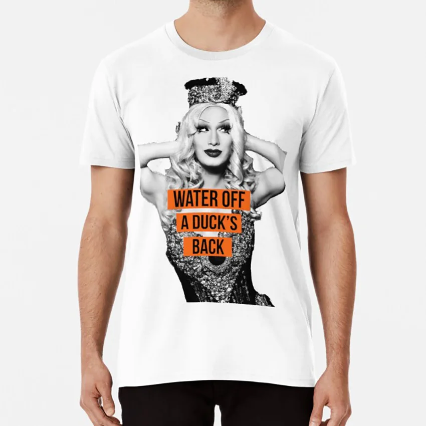 Jinx 3 футболка с надписью Water Off A Duck Back Jinkx Monsoon Rupauls Drag Race Rupaul Winner | Мужская одежда