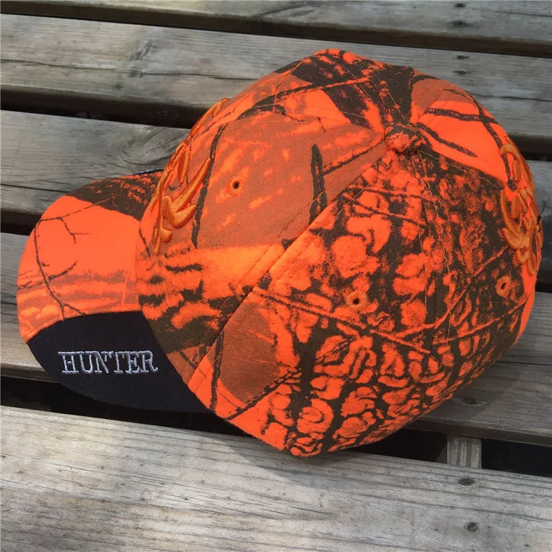 Новая охотничья оранжевая камуфляжная кепка Realtree с оленем регулируемая