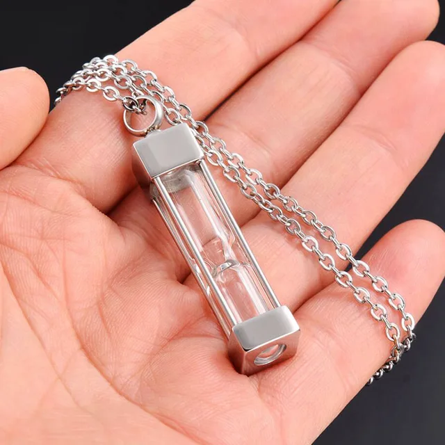 Ciondolo Collana Urna, Cenere In Vetro Memoriale - Foto 3