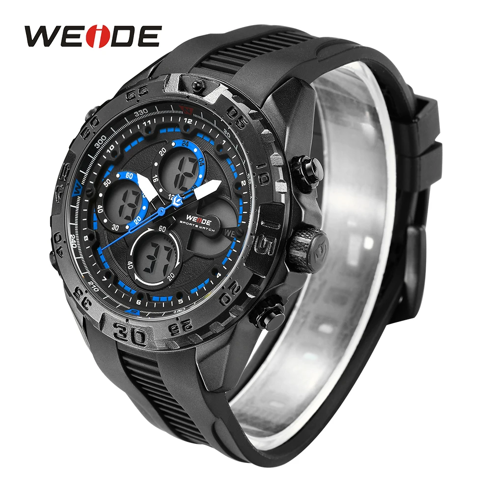 

WEIDE Mens Watch Men Fashion Brand Digital Chronograph Auto Date Calendar Military Army Quartz Wrist Watch Relogio Masculinos