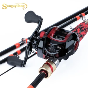 Катушка рыболовная Sougayilang, 1,8/2,1 м, 4 секции, 17 + 1 шарикоподшипник - изображение