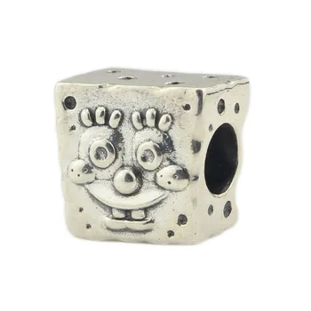 

Square Charms Beads Silver 925 Original Beads Fit Original Bracelet Jewelry Vintage Bead for Jewelry Making Beads Pendants