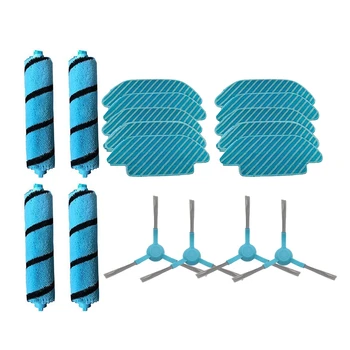 

Replacement Roller Brush Side Brush Mop for Cecotec Conga 4090 Vacuum Cleaner Robot er Conga 4090 Refills