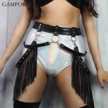 

GAMPORL Sexy Sword Belt Harajuku Lingerie Suspenders Garters Stocking Women Underwear Erotic Fetish Body Straps Harness Cage
