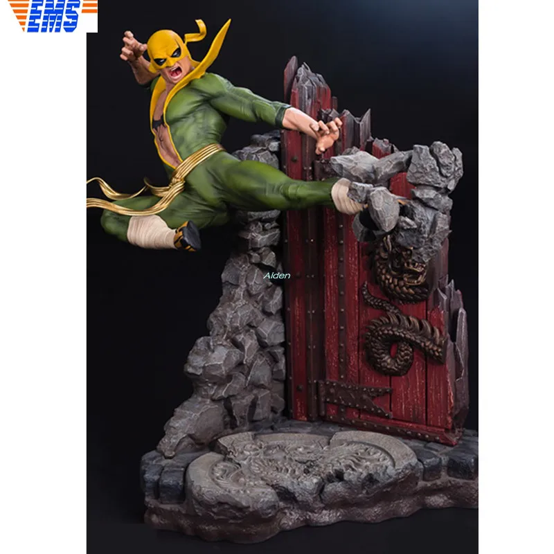 

20" Statue Superhero Bust Iron Fist 1/4 Daniel Thomas Rand-Kai Full-Length Portrait The Avengers GK Action Model Toy BOX Z2557