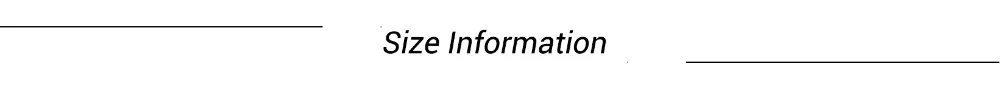 Size Information