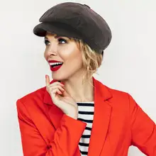 Унисекс, осенне-зимняя Кепка Newsboy, теплые береты, шапка в елочку, восьмиугольная шапка для мужчин, шапки детектива, Ретро стиль, плоский верх