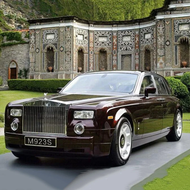 Весы 1:24 20 5 см Rolls RoyceS Phantom со звуком и светильник откатная модель литой автомобиль