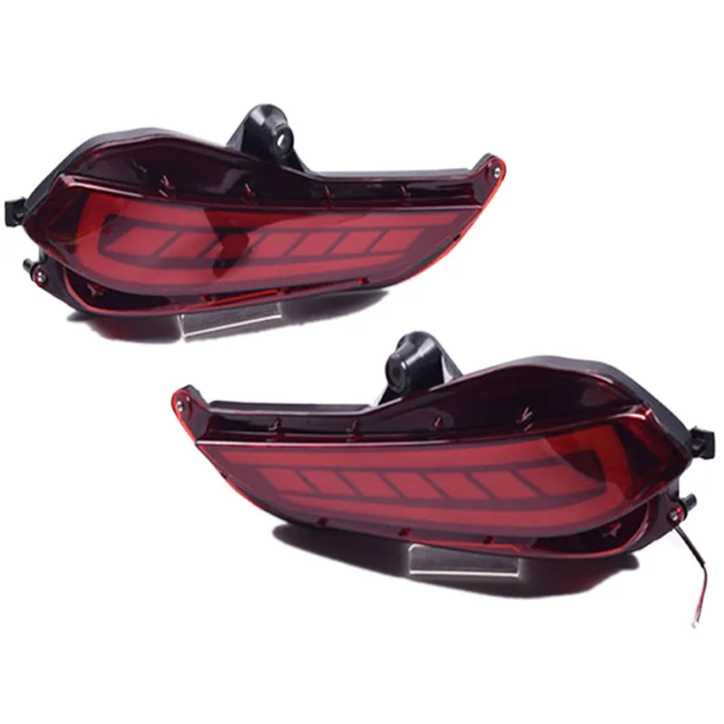 Car Led Rear Bumper Driving Lights Running Light Braking Turning Signal for Toyota Yaris 2018 2019 | Автомобили и мотоциклы
