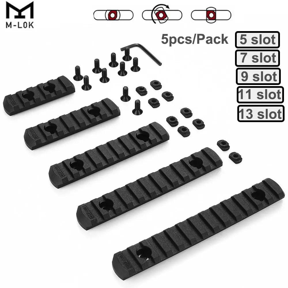 Rail-Mount-Adapter Scope-Mount Mlok-Rail-System-Accessories Picatinny Rail M-LOK Rifle