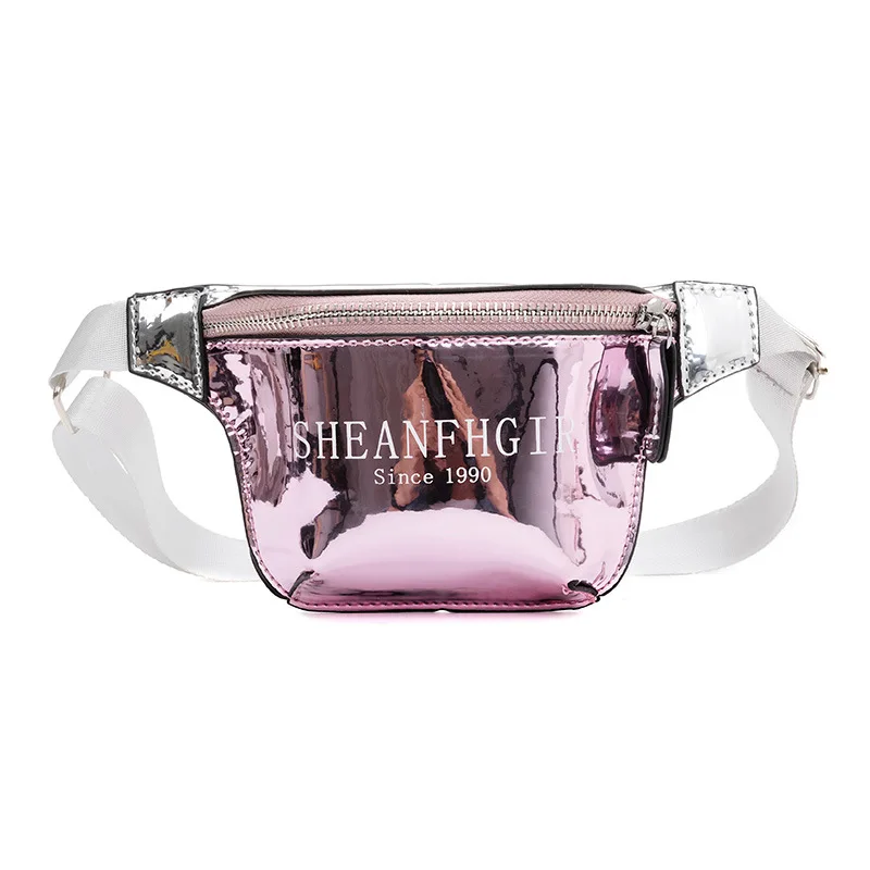 Children's Women Chest Bag Female 2019 Summer New Korean Fashion Laser Shoulder Joker Ins Pockets Girl | Багаж и сумки