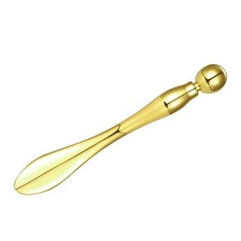 

Zinc Alloy Face Care Wrinkle Lifting Small Tightening Ergonomic Home Tool Eye Cream Spoon Bar Travel Massage Stick Manual