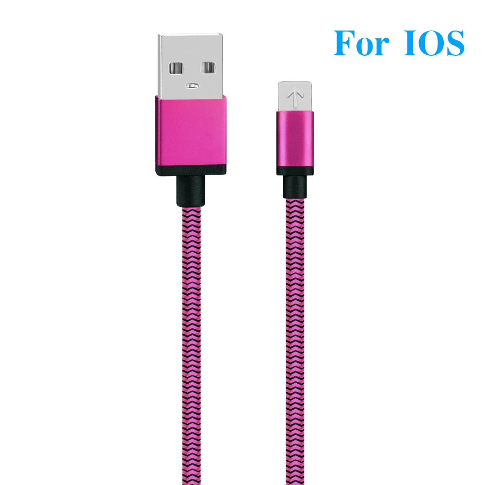 1 м змеиная текстура Быстрая зарядка кабель для iPhone X XR XS MAX 7 8 6 6S Plus USB кабель для iPhone 11 Pro Max - Цвет: Rose