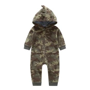 

Baby Clothes Boys Girls Rompers Spring AutumnFleece Jumpsuit Overalls For Children Newborn Hooded Infant Clothing Baby Cute Coat