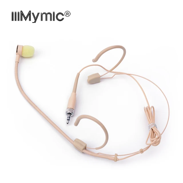 제품 소개: 노래 콘서트에 딱 맞습니다!! 3.5mm 잠금 가능 헤드셋 마이크, 젠하이저 무선 바디 팩용 단방향 콘덴서 마이크