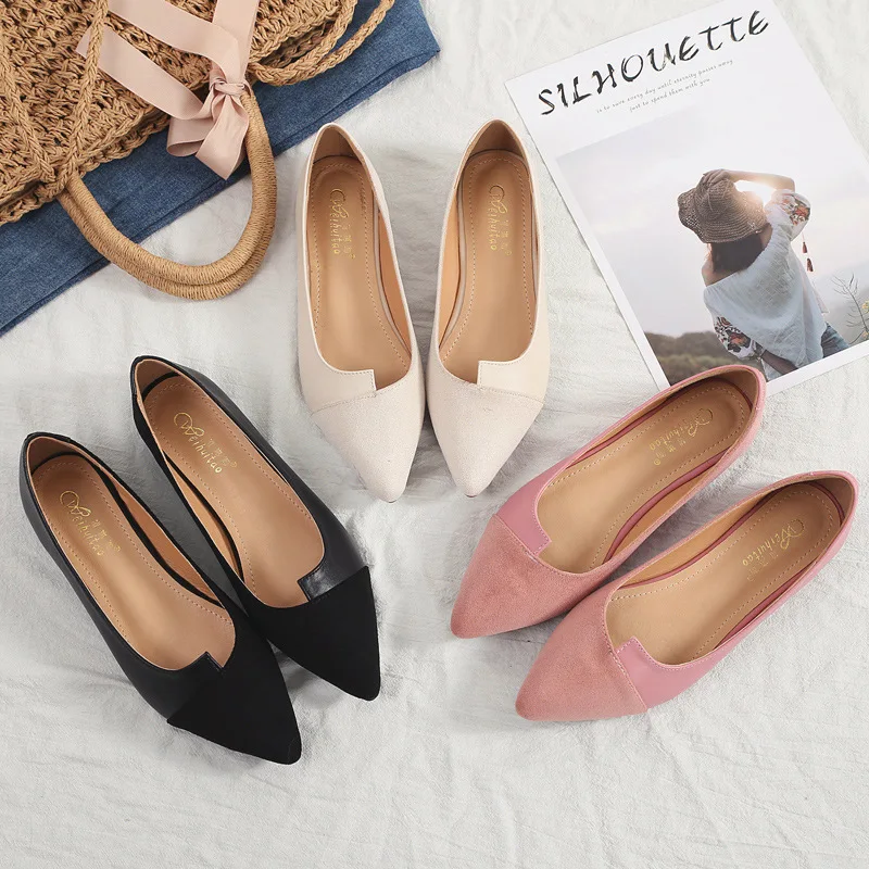 

2019-Couples Shoes Women's New Style Korean-style Retro Versatile Soft Leather Low-Cut Online Celebrity guai guai xie WOMEN'S Sh