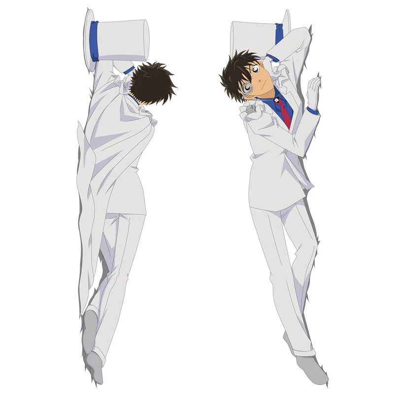 

Detective conan anime Characters cool boy kaitou kid throw pillow cover Case Closed Meitantei Conan Magic Kaito body Pillowcase