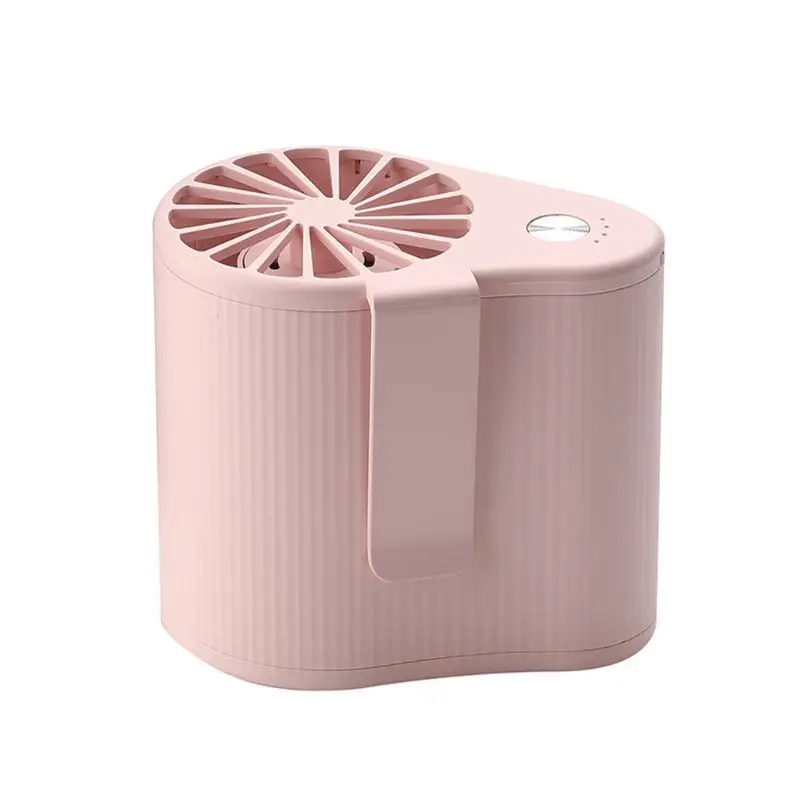 

Portable Small Waist Hanging Fan USB Rechargeable Battery on Belt Hands Free