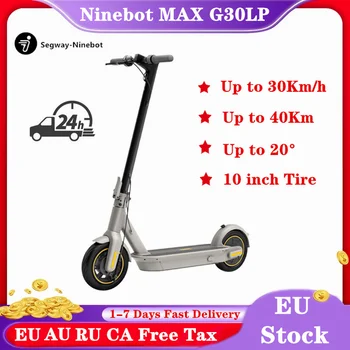 Günstige 2021 Neue Original Ninebot Max G30LP Dual Bremse Smart Faltbare Elektrische Roller 10 Zoll 40km Laufleistung Kickscooter Mit Ninebot APP