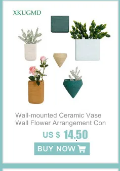 DIYthinker Succulents Potted Plant Cactus Metal Picture Frame Ceramic Vase Decor