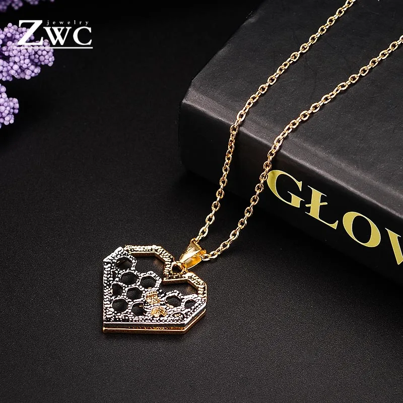 ZWC модное очаровательное креативное ожерелье с подвеской в виде сот для женщин и