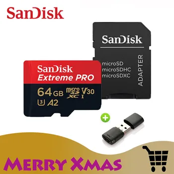 

Sandisk Extreme PRO Micro SD Card A2 64GB Memory Card 128GB TF Card 256GB U3 V30 USB Flash for Smartphone