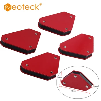 

Neoteck 4pc Small Weld Holders Soldering Locator Magnetic Corner Arrows Holder Right Angle Fixing Welding Accessories Tools