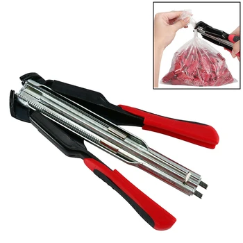 

C-Type Buckle Sealing Pliers Sr8 Tied Chicken Cage Gun Pet Cage Special Nail Gun Supermarket Sealing Machine Sealer Iron Cage